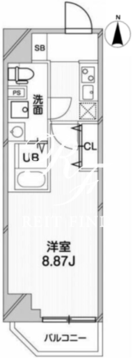 グランパセオ高田馬場 302 間取り図