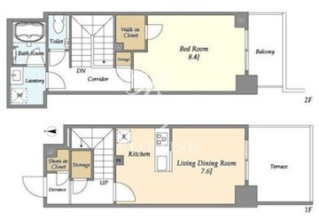 アーバンリンク護国寺 108 間取り図