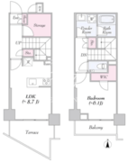 アーバンリンク護国寺 213 間取り図