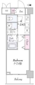 アーバンリンク護国寺 315 間取り図