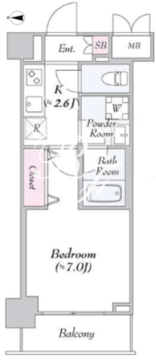 アーバンリンク護国寺 316 間取り図