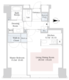 セントラルパークタワー・ラ・トゥール新宿 3715 間取り図