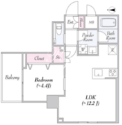 オルタナ護国寺 225 間取り図