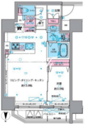 ジェノヴィア南千住スカイガーデン 203 間取り図