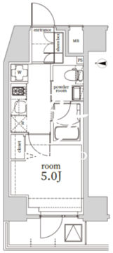 ログ戸越 1102 間取り図