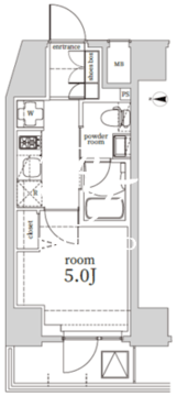 ログ戸越 1202 間取り図