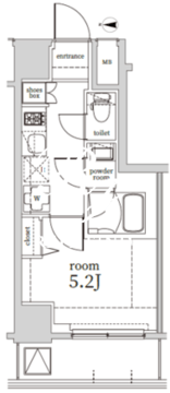 ログ戸越 903 間取り図