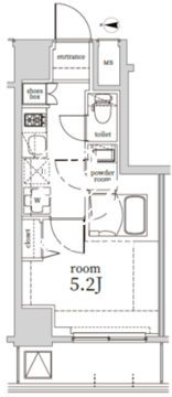 ログ戸越 1003 間取り図