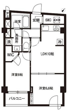 アーバンパーク代官山 309 間取り図