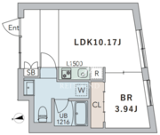 グランデュオ代田2 201 間取り図