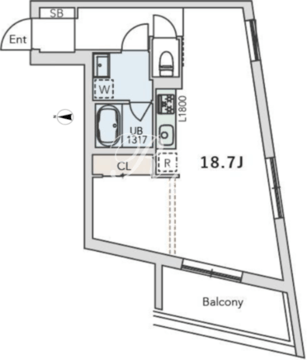 グランデュオ代田2 202 間取り図