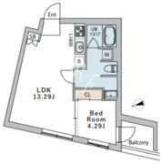 グランデュオ代田2 303 間取り図 ?>