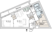 グランデュオ大井町3 201 間取り図