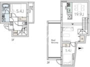 グランデュオ大井町3 204 間取り図