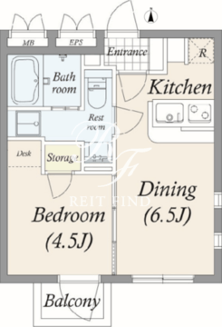 パセオ三軒茶屋2 303 間取り図