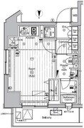 プレミアムキューブ代々木上原 501 間取り図 ?>