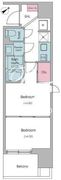 ライトテラス上野 303 間取り図