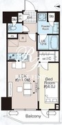 アイフラット四谷若葉 502 間取り図