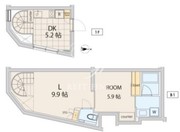 エスセナーリオ中野中央 101 間取り図