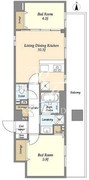 CREATIF日暮里 601 間取り図