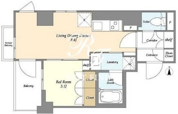 フレシア赤塚新町 204 間取り図