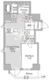 ジオエント御徒町 1201 間取り図