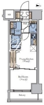 エスティメゾン大森 602 間取り図