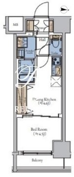 エスティメゾン大森 1002 間取り図