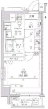 アルテシモテソロ 503 間取り図