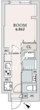 エルファーロ下北沢2 202 間取り図