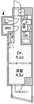 リテラス秋葉原イースト 302 間取り図