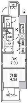 リテラス秋葉原イースト 303 間取り図