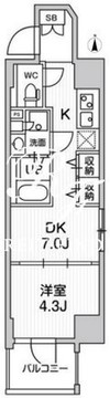 リテラス秋葉原イースト 403 間取り図