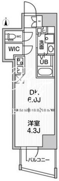 リテラス秋葉原イースト 502 間取り図