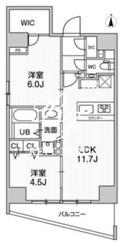 リテラス秋葉原イースト 901 間取り図