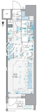 リテラス蒲田 705 間取り図