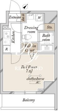 SPコート尾久ノース 204 間取り図