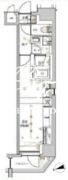 リルシア上野 702 間取り図