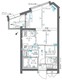 ズーム碑文谷 304 間取り図