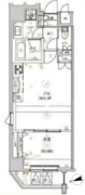 リルシア上野 601 間取り図