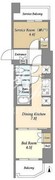 ウェルスクエア西蒲田 1005 間取り図
