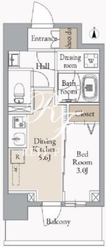 JMFレジデンス蔵前鳥越 302 間取り図