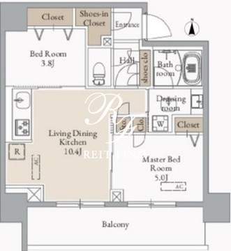 JMFレジデンス蔵前鳥越 401 間取り図