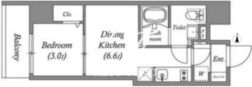 グランパセオ錦糸町 302 間取り図