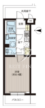 アルファプライム羽田大鳥居 202 間取り図