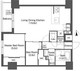 コンフォリア日暮里 406 間取り図