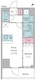 レジディア都立大 806 間取り図