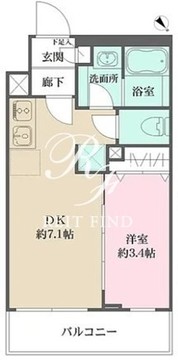 WHARF西馬込 212 間取り図