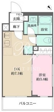 WHARF西馬込 311 間取り図