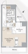 クロスレジデンス高田馬場 210 間取り図